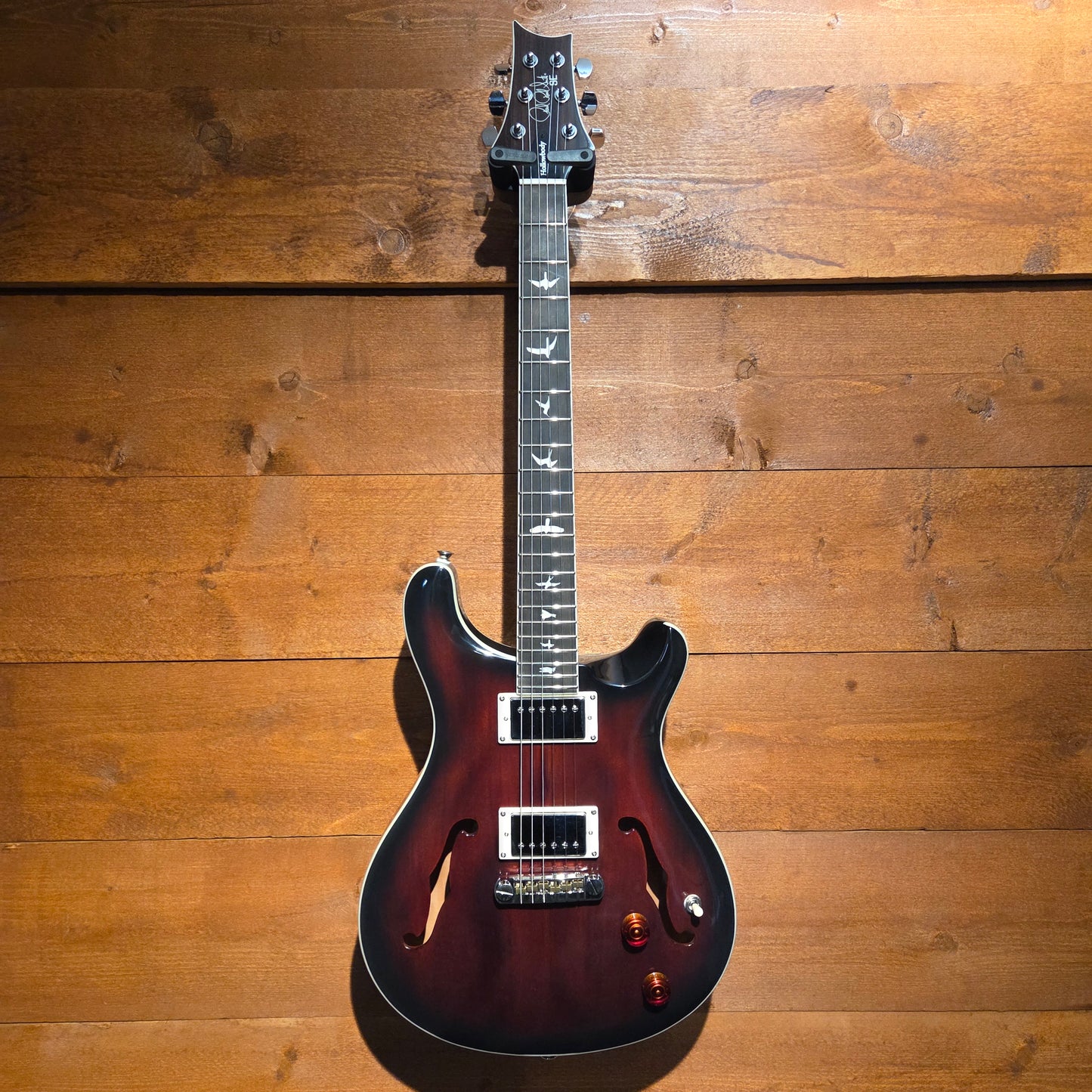 PRS SE Hollowbody Standard; Fire Red Burst: Serial No: CTCD08025 | Second Hand