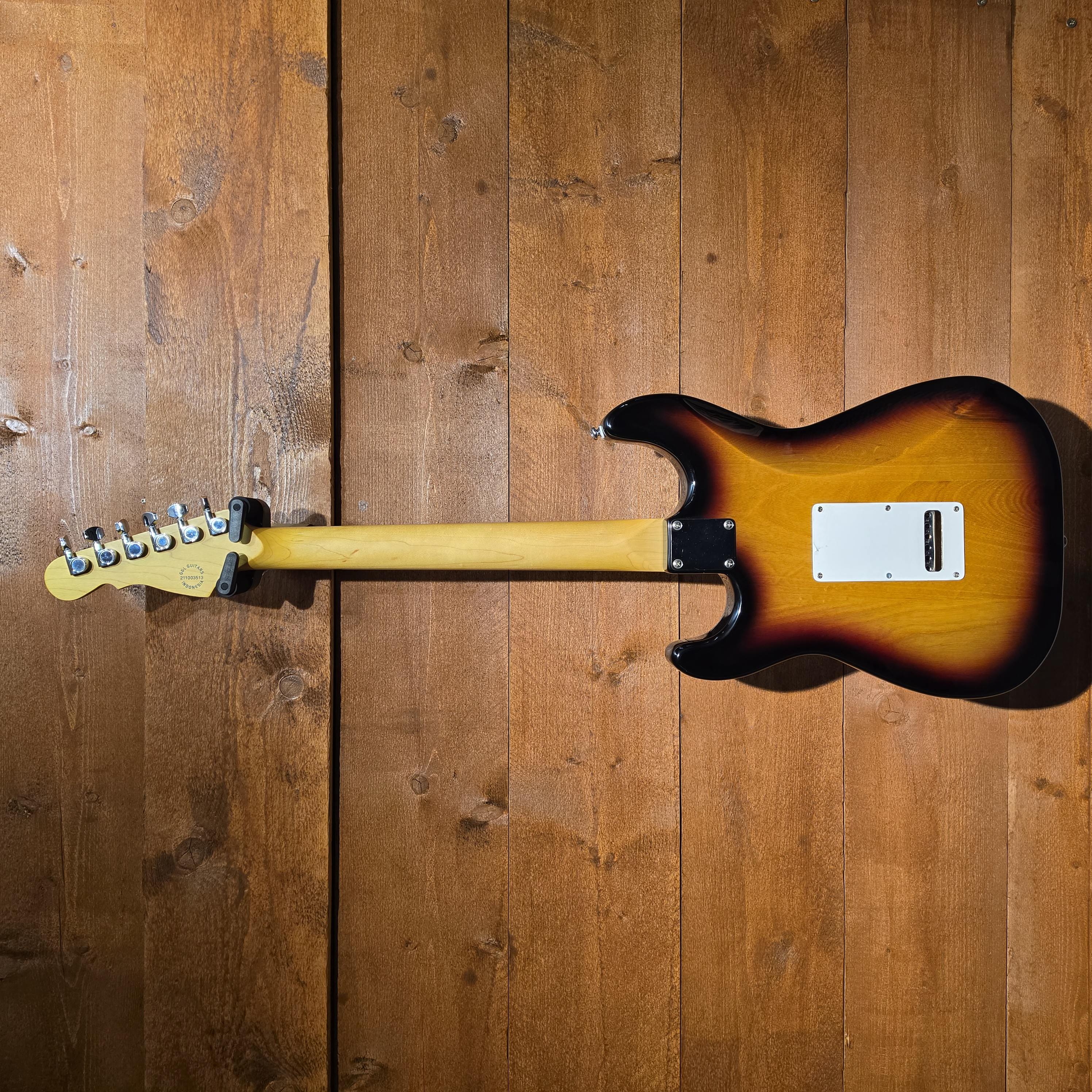 G&L Tribute Series Legacy HSS; 3-Tone Sunburst: Serial No