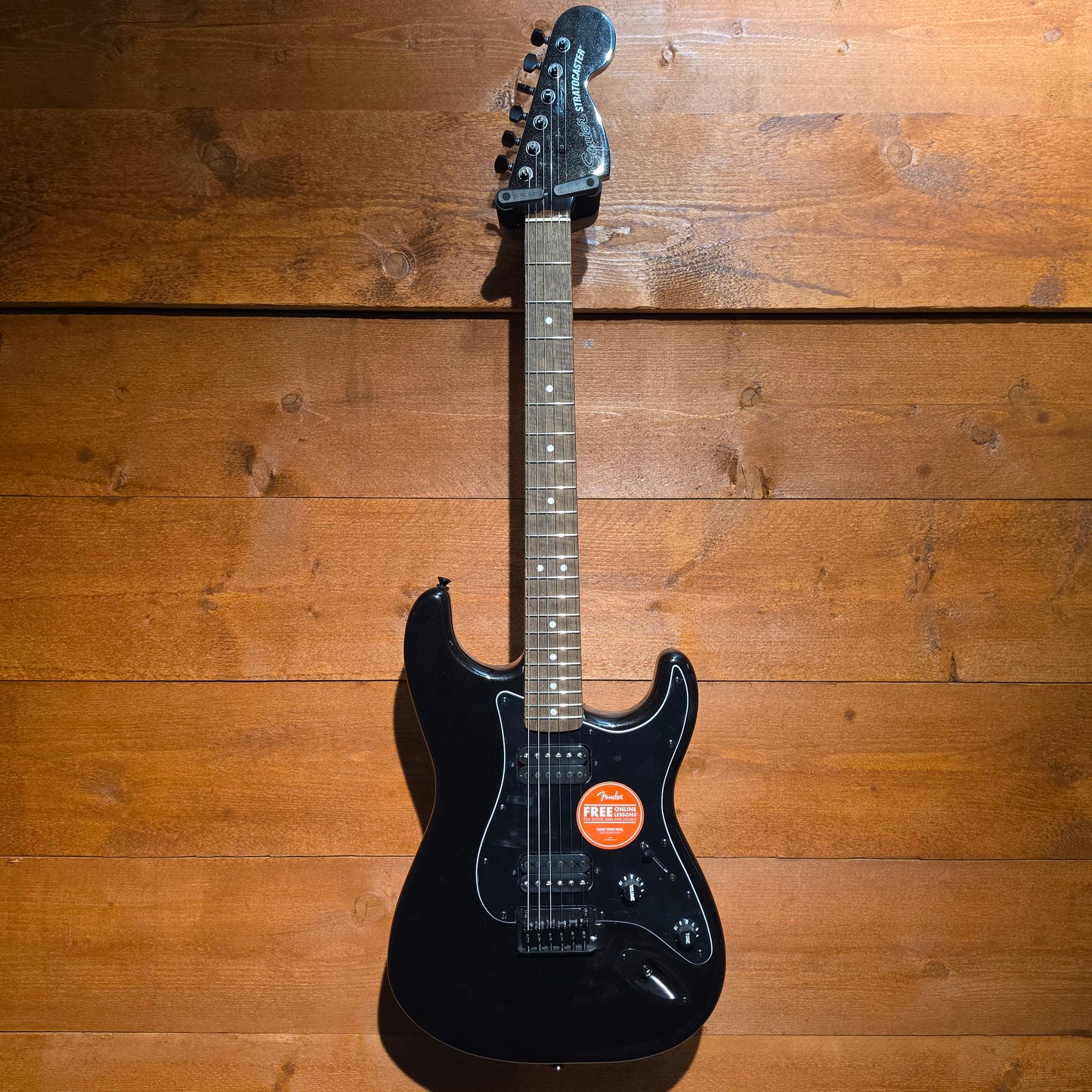 Squier Limited Edition Affinity Series Stratocaster HH FR; Metallic Black: Serial No: CYKL25001388 | Second Hand