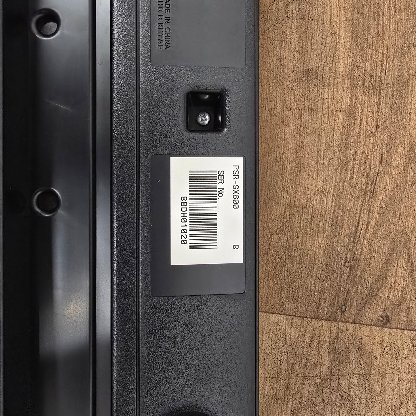 Yamaha PSR-SX600 Keyboard; Serial No: BBDH01020 | Second Hand