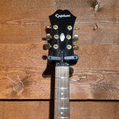 Epiphone Dot Deluxe Electric Guitar; Natural Maple Flame: Serial No: I02033222 | Second Hand