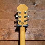 Epiphone Dot Deluxe Electric Guitar; Natural Maple Flame: Serial No: I02033222 | Second Hand