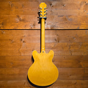 Epiphone Dot Deluxe Electric Guitar; Natural Maple Flame: Serial No: I02033222 | Second Hand