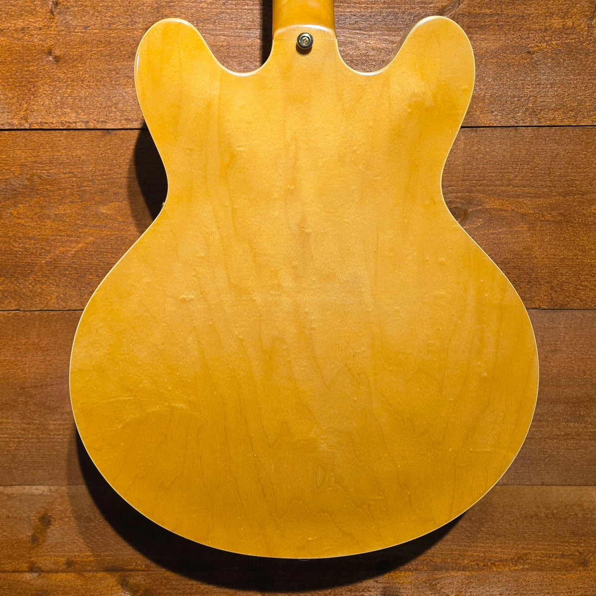 Epiphone Dot Deluxe Electric Guitar; Natural Maple Flame: Serial No: I02033222 | Second Hand