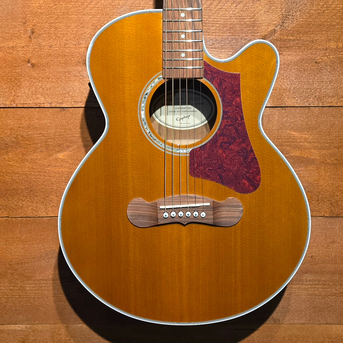Epiphone J-200 EC Studio Parlour; Vintage Natural: Serial No: 22042303216 | Second Hand