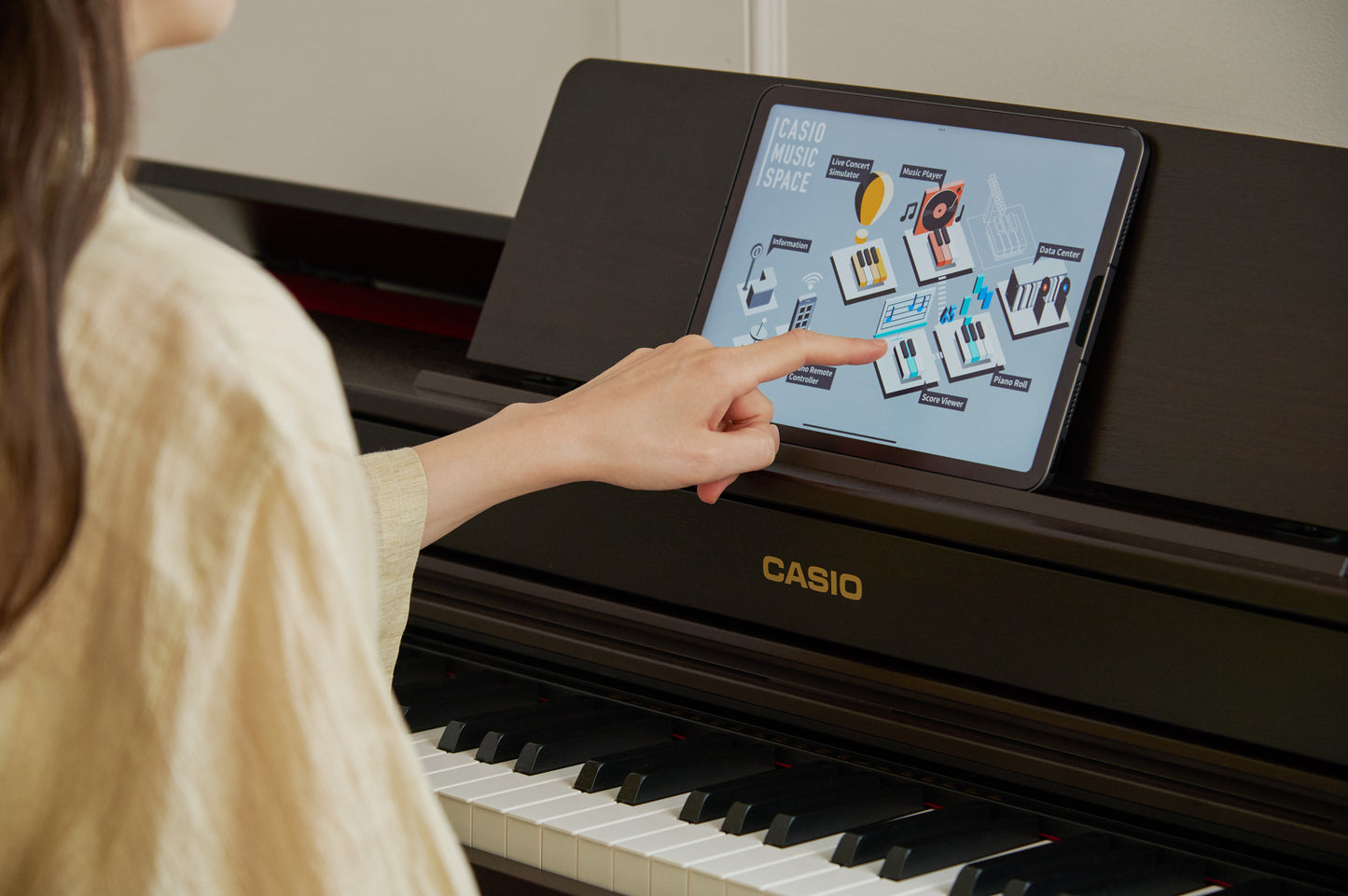 Casio AP300 Digital Piano; Brown | £30 Cashback Offer