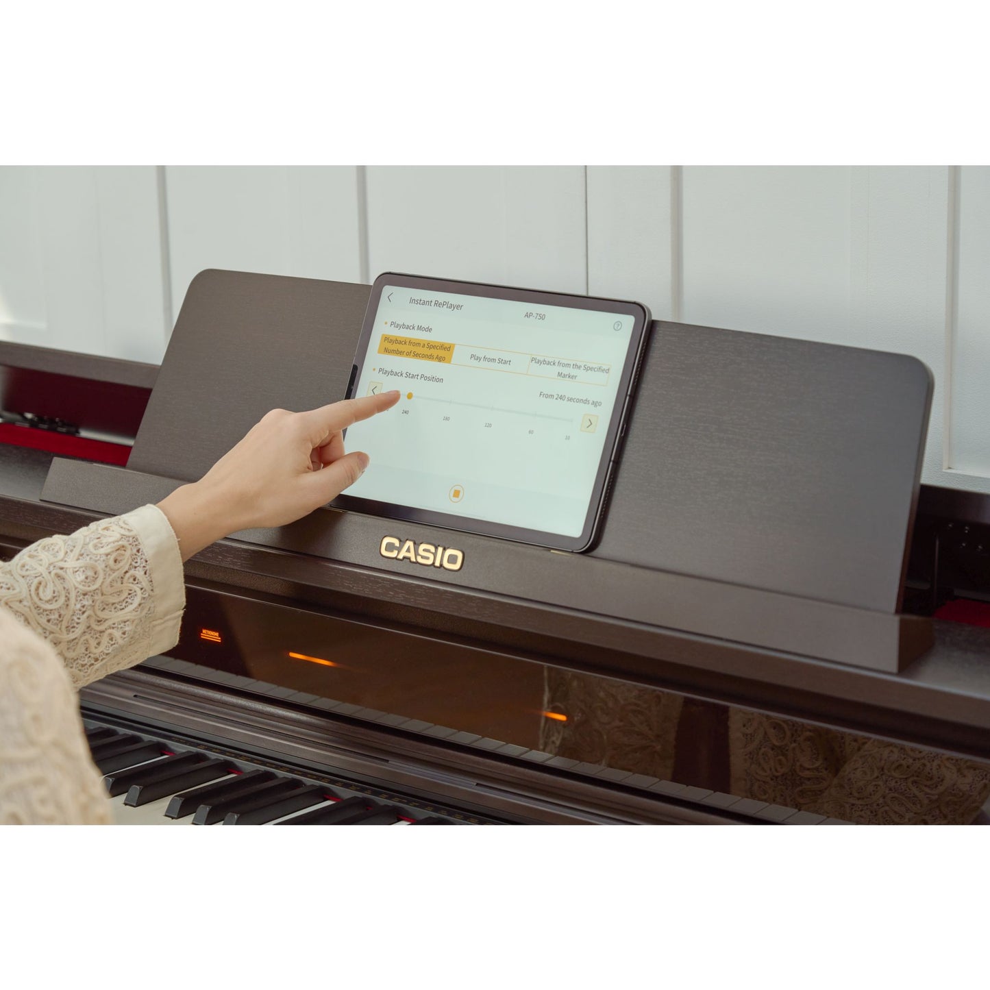 Casio AP750 Digital Piano; Rosewood