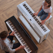 Kawai ES520 Portable Digital Piano; White Stand & Bench Bundle