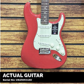 Fender American Professional Classic Stratocaster; Rosewood Fingerboard, Faded Dakota Red