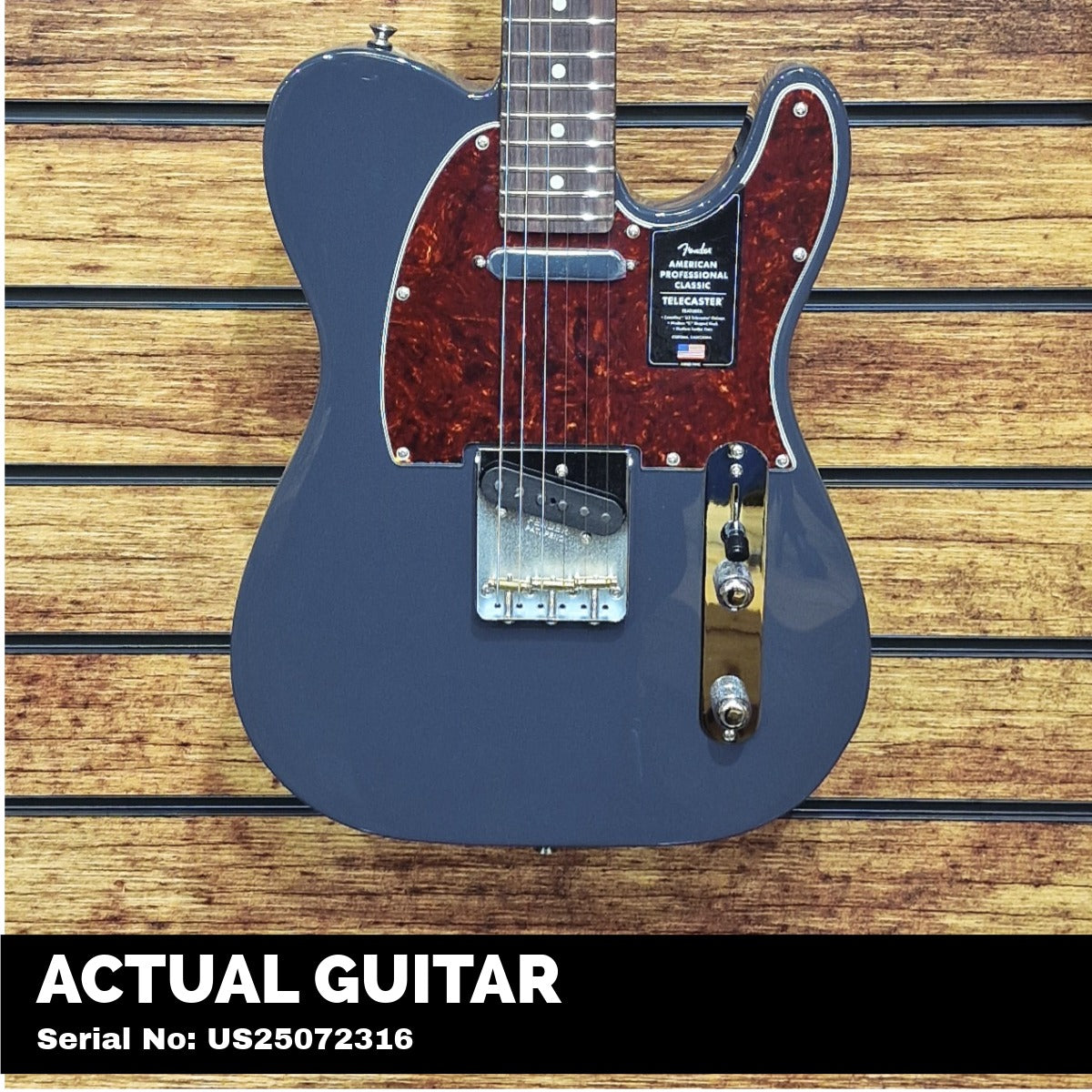 Fender American Professional Classic Telecaster; Rosewood Fingerboard, Faded Black