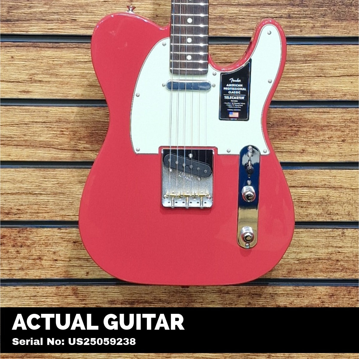 Fender American Professional Classic Telecaster; Rosewood Fingerboard, Faded Dakota Red