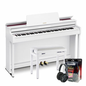 Casio AP550 Digital Piano Value Package; White