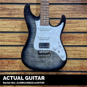 Ibanez AZ22S1F-TKS AZ Standard Series HSS Electric Guitar; Transparent Black Sunburst