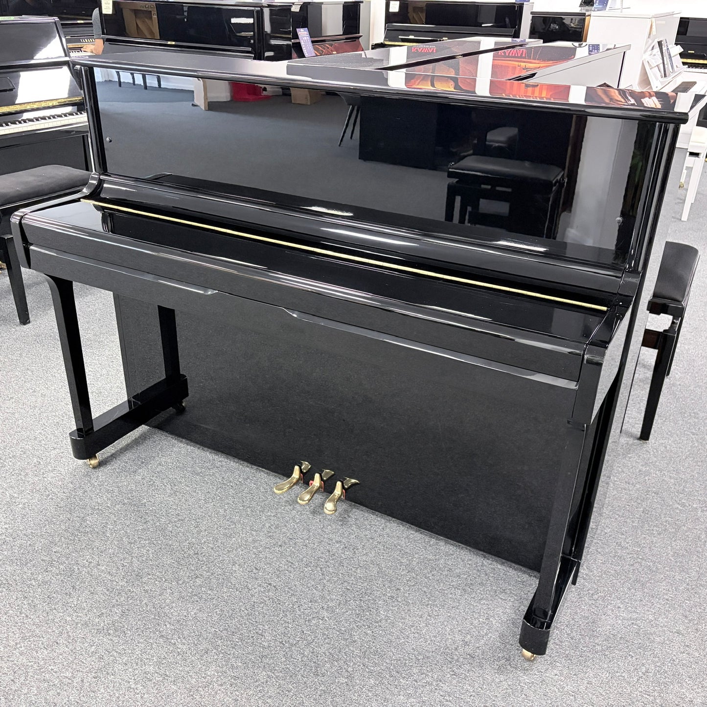 Kawai K2 Upright Piano In Polished Ebony: Serial No: F045220 | Second Hand