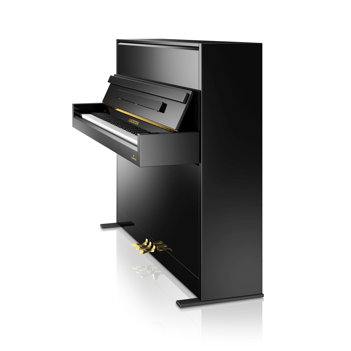 C. Bechstein Academy A4 Upright Piano in Polished Ebony