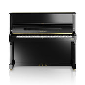 C. Bechstein Concert C6 Upright Piano in Polished Ebony with Vario Duet Silent System