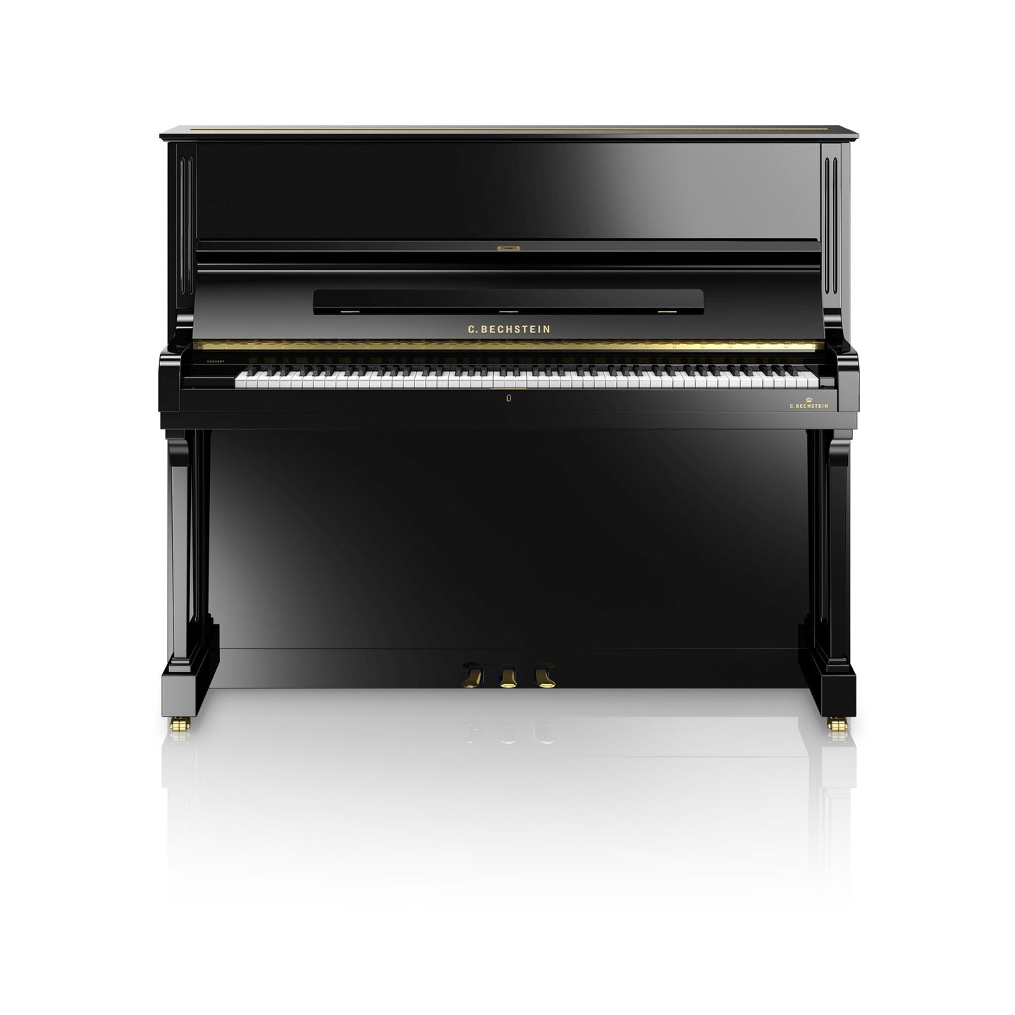 C. Bechstein Concert C6 Upright Piano in Polished Ebony