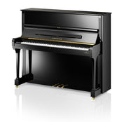 C. Bechstein Concert C6 Upright Piano in Polished Ebony with Vario Duet Silent System