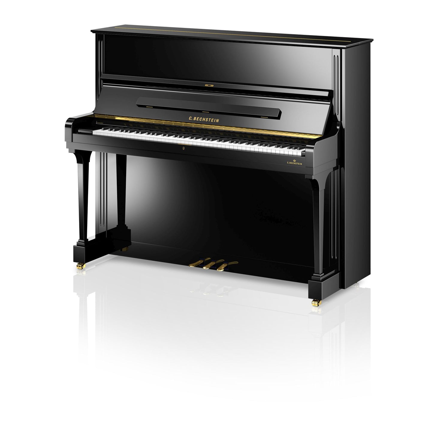 C. Bechstein Concert C6 Upright Piano in Polished Ebony