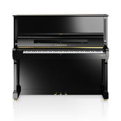 C. Bechstein Concert C8 Upright Piano in Polished Ebony with Vario Duet Silent System