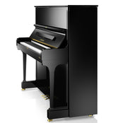 C. Bechstein Concert C8 Upright Piano in Polished Ebony with Vario Duet Silent System