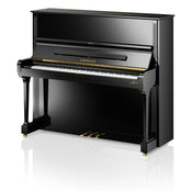 C. Bechstein Concert C8 Upright Piano in Polished Ebony with Vario Duet Silent System