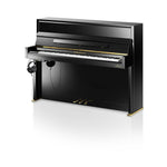 C. Bechstein Residence R2 Millennium Upright Piano in Polished Ebony with Vario Duet Silent System