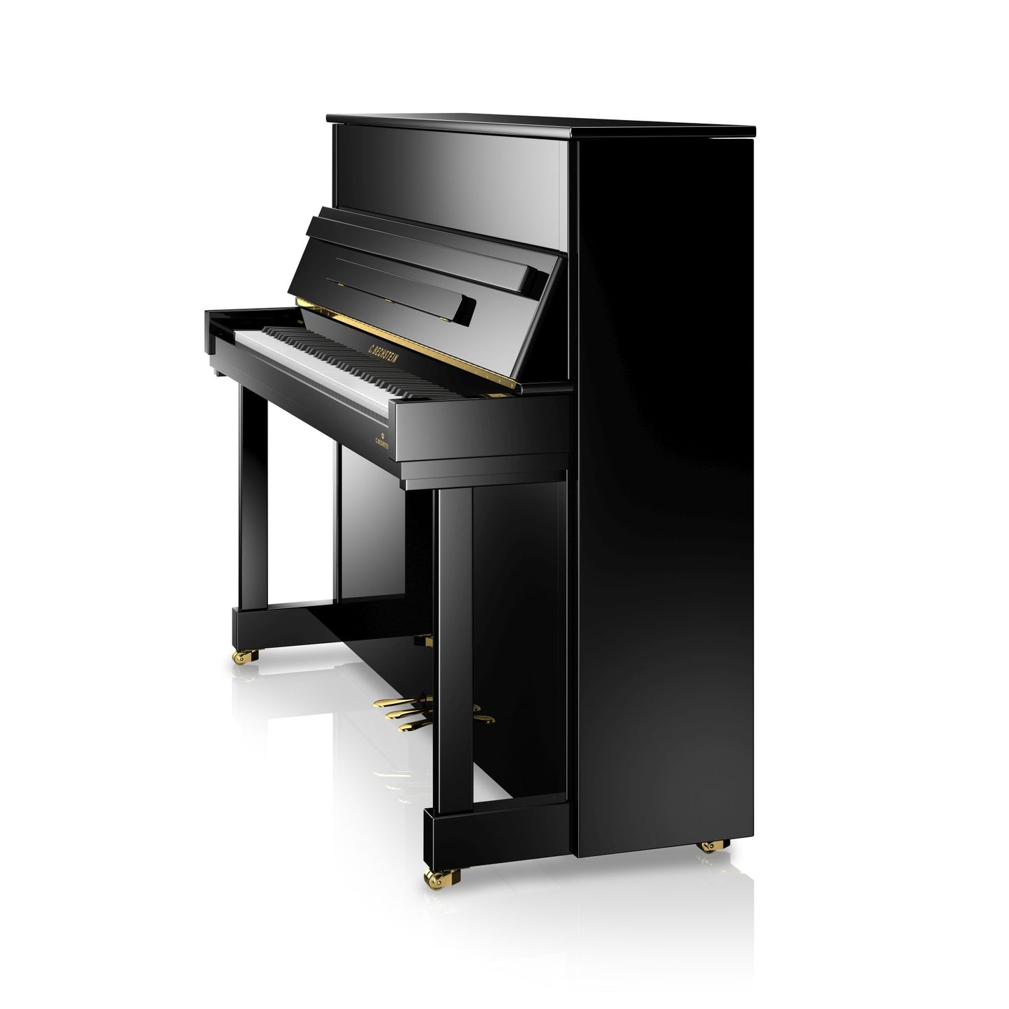 C. Bechstein Residence R4 Classic Upright Piano in Polished Ebony