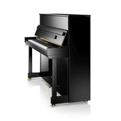 C. Bechstein Residence R4 Classic Upright Piano in Polished Ebony