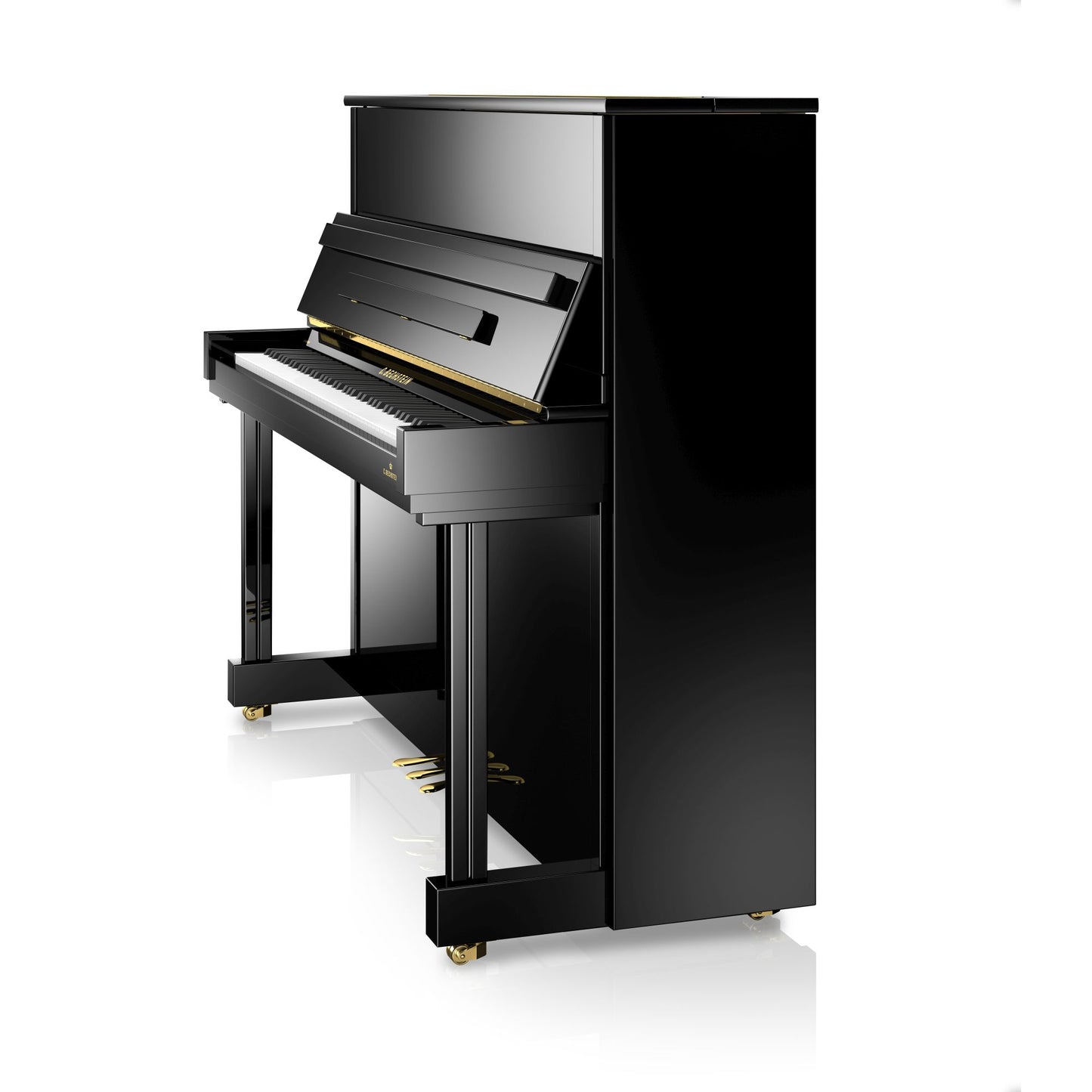 C. Bechstein Residence R6 Classic Upright Piano in Polished Ebony