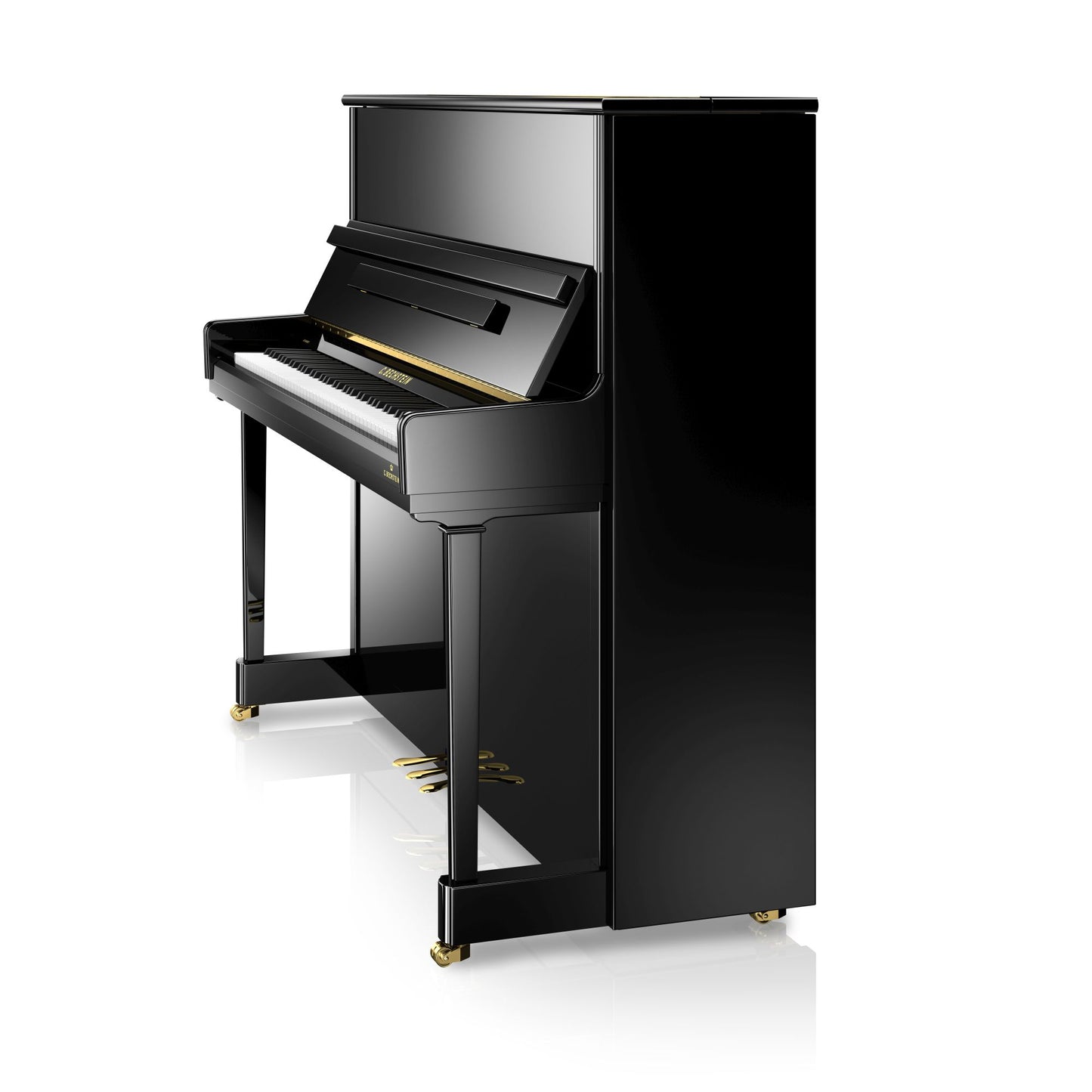 C. Bechstein Residence R6 Elegance Upright Piano in Polished Ebony