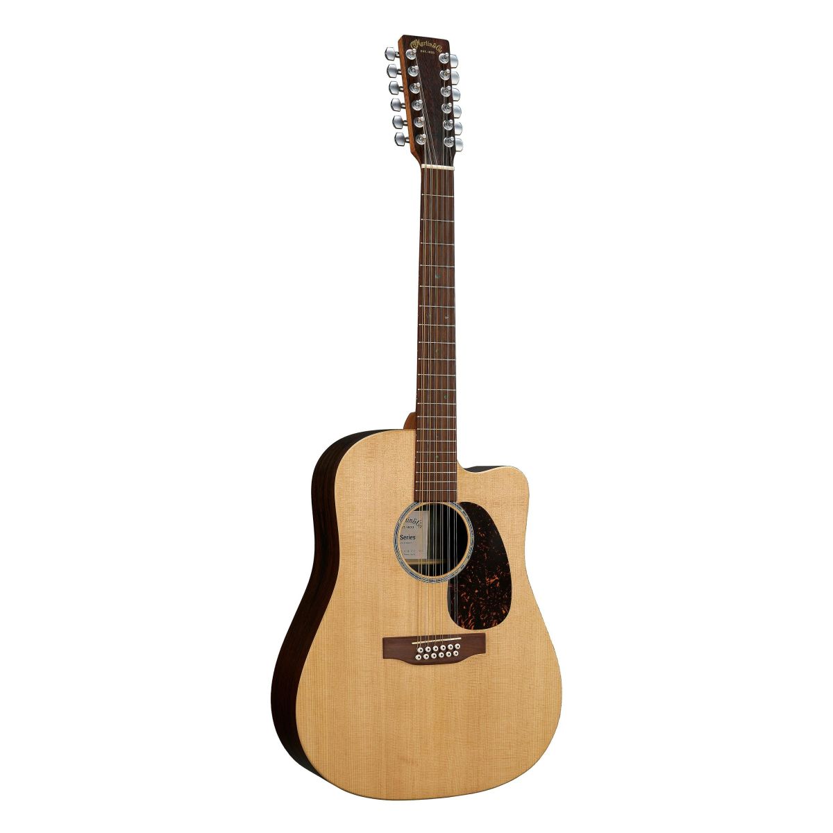 Martin DC-X2E Brazilian 12-String Acoustic Guitar; Natural