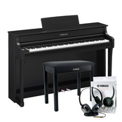 Yamaha CLP835B Black Walnut Branded Accessories Package