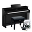 Yamaha CLP835PE Polished Ebony Branded Accessories Package