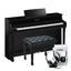 Yamaha CLP835PE Polished Ebony Concert Package