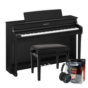 Yamaha CLP845B Black Digital Piano Value Package | £150 Cashback Offer