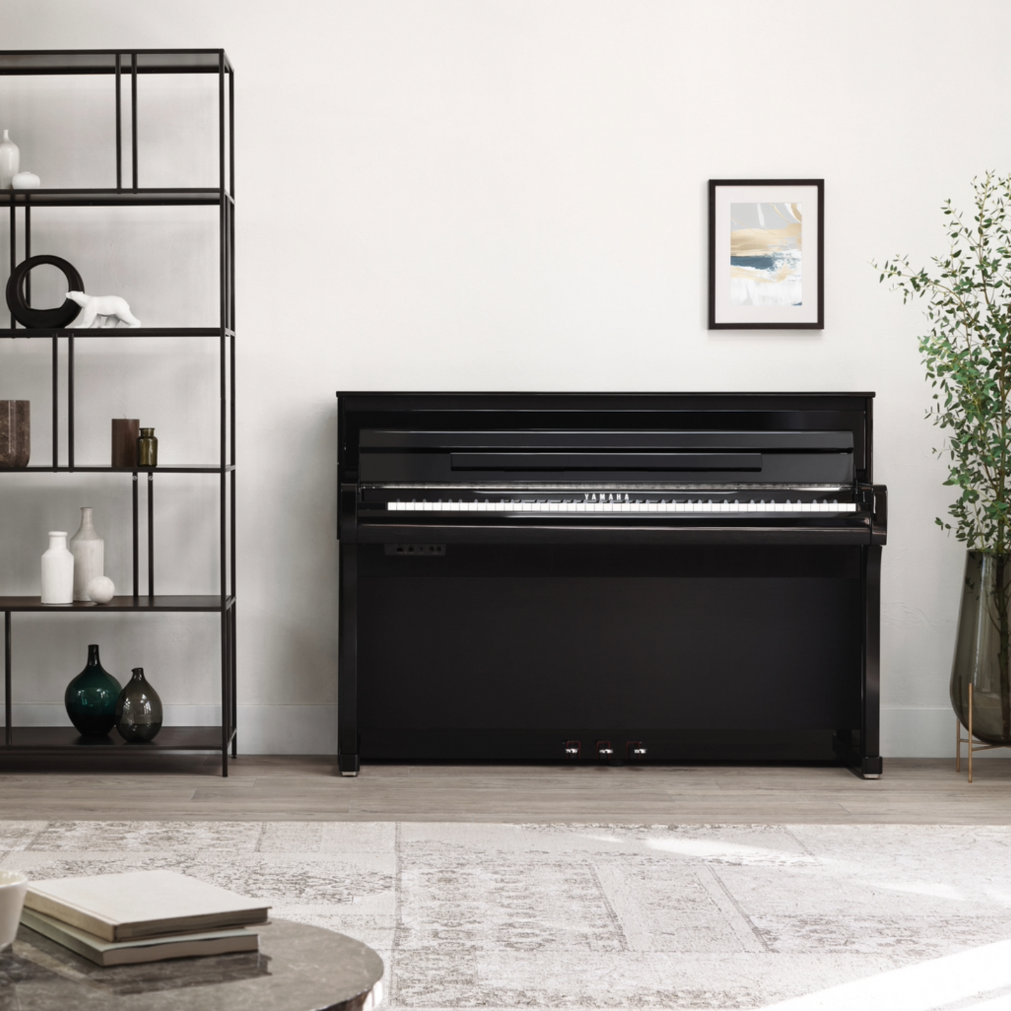 Yamaha CLP885 Digital Piano; Black Walnut