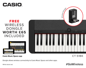 Casio CT-S1 Portable Piano Keyboard; Black
