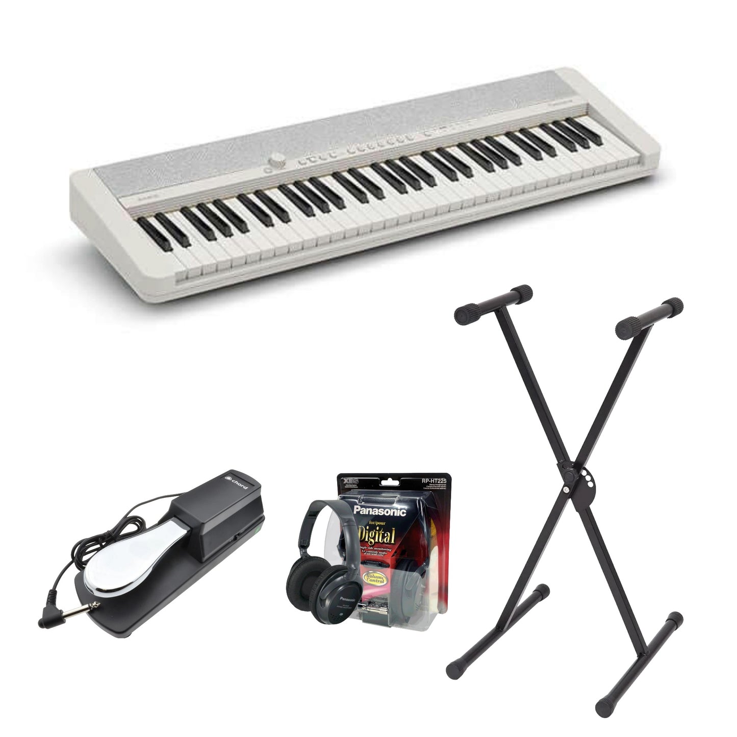 Casio CT-S1 Digital Piano; White Value Package