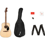 Fender California Standard Redondo Acoustic Guitar Pack; Natural