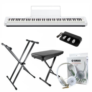 Casio PX-S1100 Digital Piano; White Upgraded Package | Incl Free SC800P Case