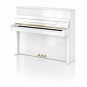 W. Hoffmann Vision V4 Upright Piano in Polished White