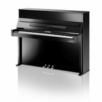 W. Hoffmann Vision V4 Upright Piano in Polished Ebony with Chrome Fittings