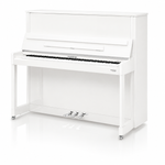 W. Hoffmann Professional P126 Upright Piano in Polished White