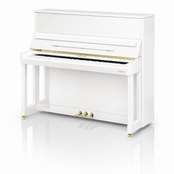 W. Hoffmann Vision V6 Upright Piano in Polished White