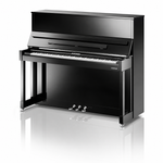 W. Hoffmann Vision V6 Upright Piano in Polished Ebony with Chrome Fittings