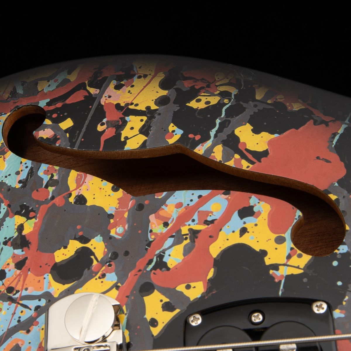 PRS SE Limited Edition Ed Sheeran Hollowbody Baritone; Cosmic Splash