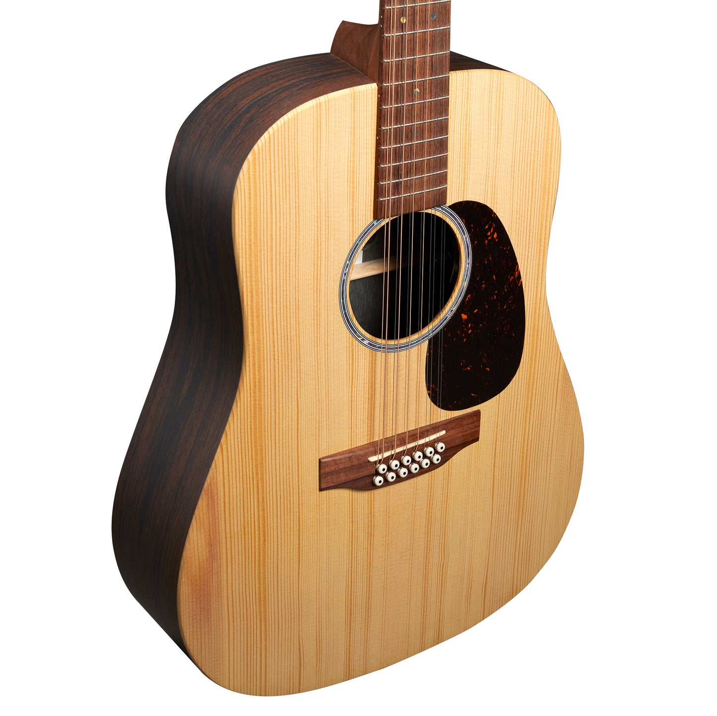Martin D-X2E 12 String Electro Acoustic Guitar; Solid Spruce / Brazilian | Incl Softshell Case