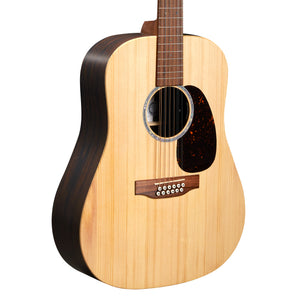 Martin D-X2E 12 String Electro Acoustic Guitar; Solid Spruce / Brazilian | Incl Softshell Case