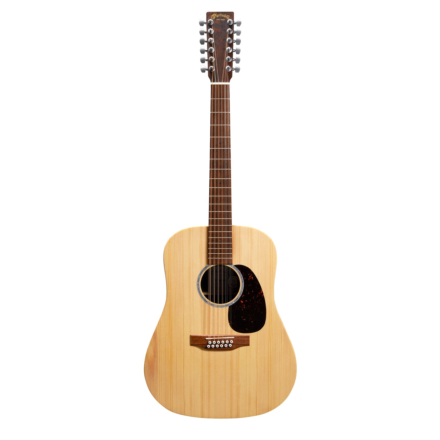 Martin D-X2E 12 String Electro Acoustic Guitar; Solid Spruce / Brazilian | Incl Softshell Case